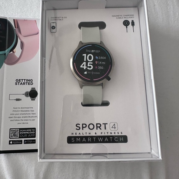 iTouch Sport 4 Smartwatch - Silver - Picture 2 of 6